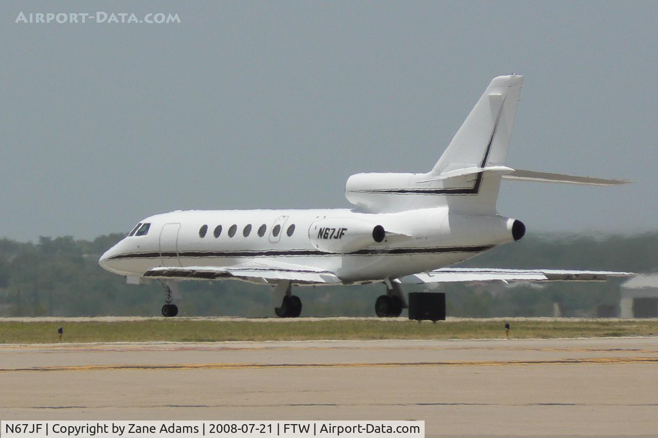 N67JF, 1982 Dassault-Breguet Falcon 50 C/N 073, Cleared for takeoff,  Runway 16 - Meacham Field