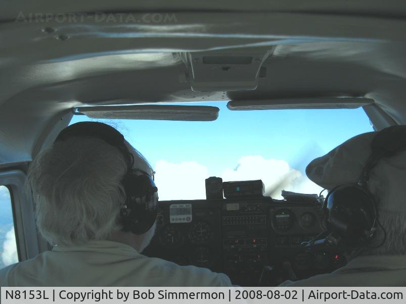 N8153L, 1967 Cessna 172H C/N 17256353, Somewhere over Lake Michigan, hey Don, are we going to hit that cloud?