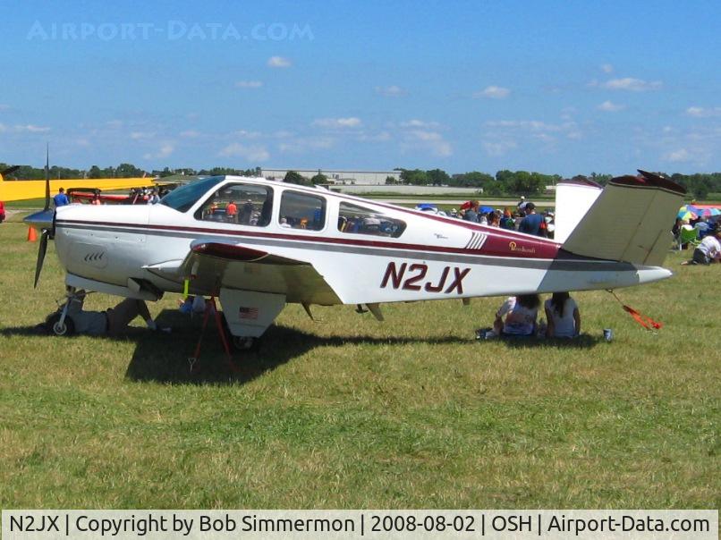 N2JX, 1965 Beech S35 Bonanza C/N D-7811, Airventure 2008 - Oshkosh, WI