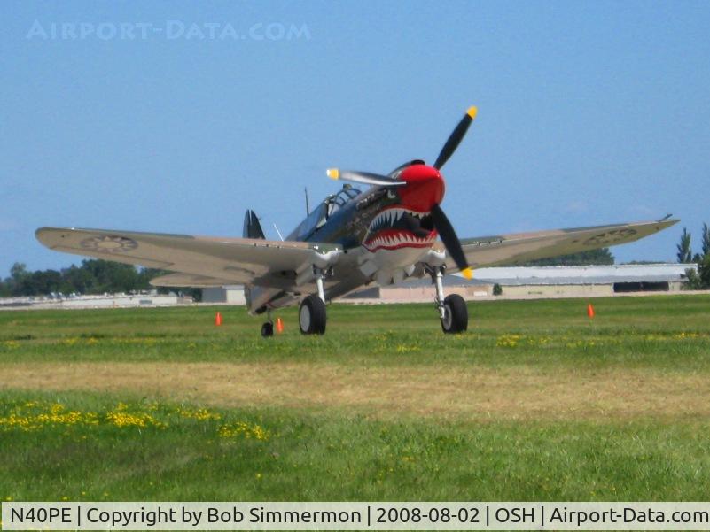 N40PE, 1942 Curtiss P-40E C/N AK905, Airventure 2008 - Oshkosh, WI