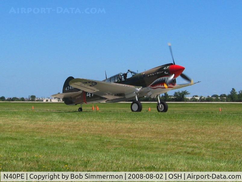 N40PE, 1942 Curtiss P-40E C/N AK905, Airventure 2008 - Oshkosh, WI