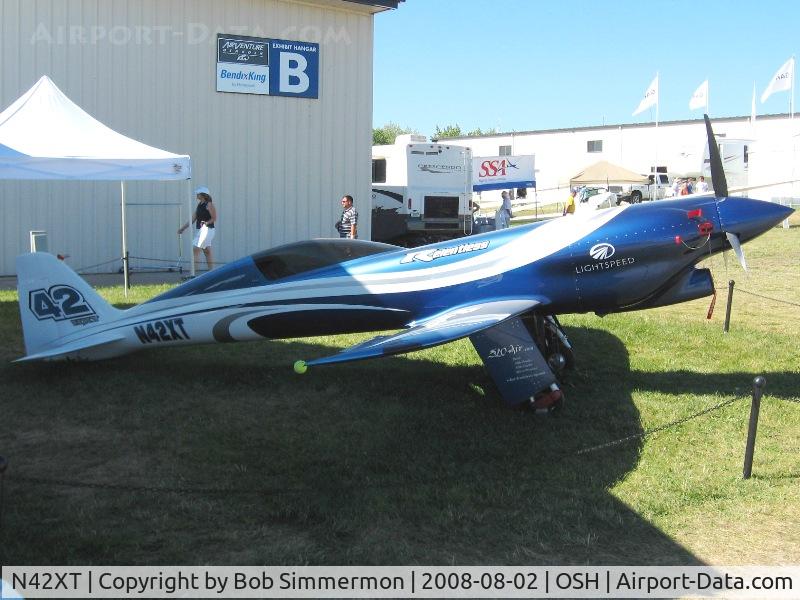 N42XT, 2005 Nemesis NXT C/N 004, Sort of makes my beloved rivet covered Cessna look like a flying log.  Airventure 2008