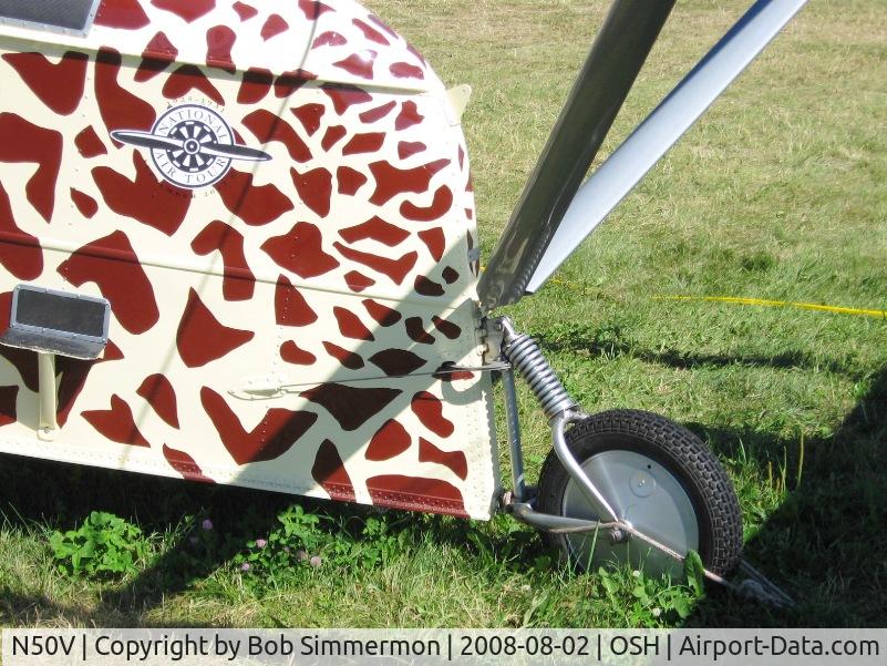 N50V, 1931 Sikorsky S-39-C C/N 912, Tailwheel detail.  Airventure 2008