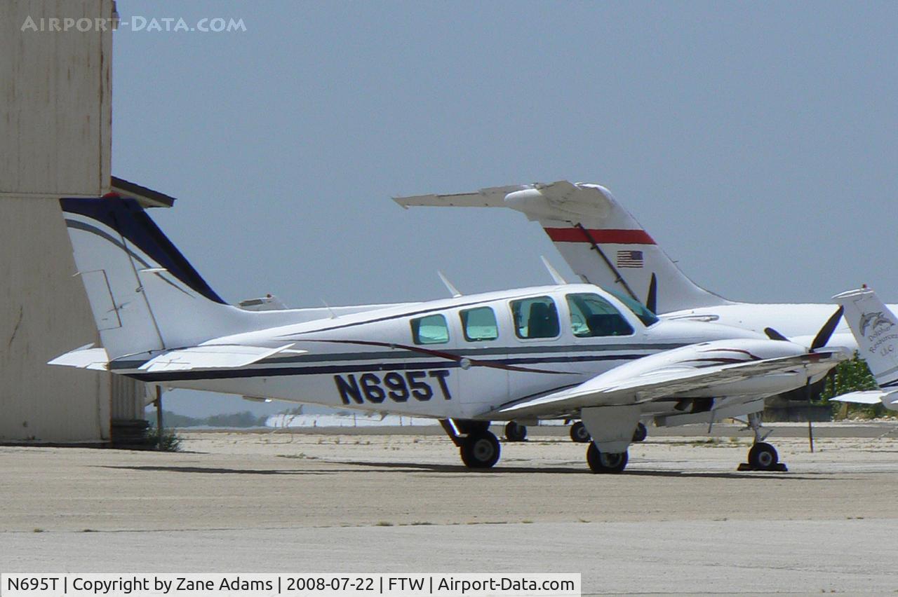 N695T, 1976 Beech 58TC Baron C/N TK-3, At Meacham Field