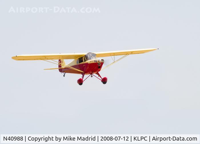 N40988, 1941 Piper J4E C/N 4-1610, Landing West Coast Piper Cub Fly-in Lompoc 2008