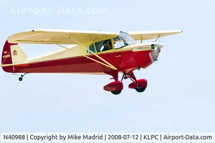 N40988, 1941 Piper J4E C/N 4-1610, At West Coast Piper Cub Fly-in 2008 Lompoc