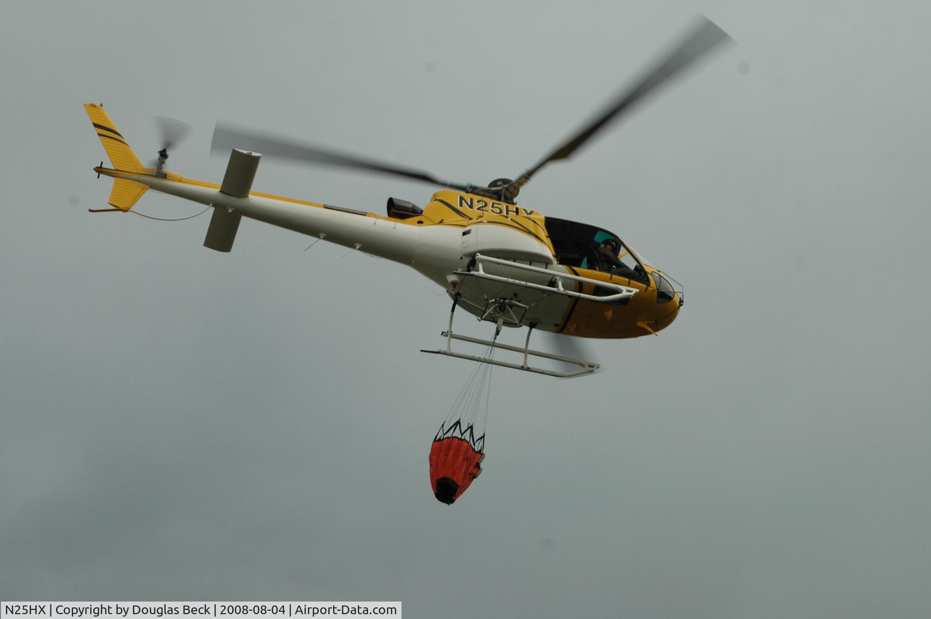 N25HX, 2007 Eurocopter AS-350B-3 Ecureuil Ecureuil C/N 4355, Firefighting in Lakewood, CO - August 4, 2008