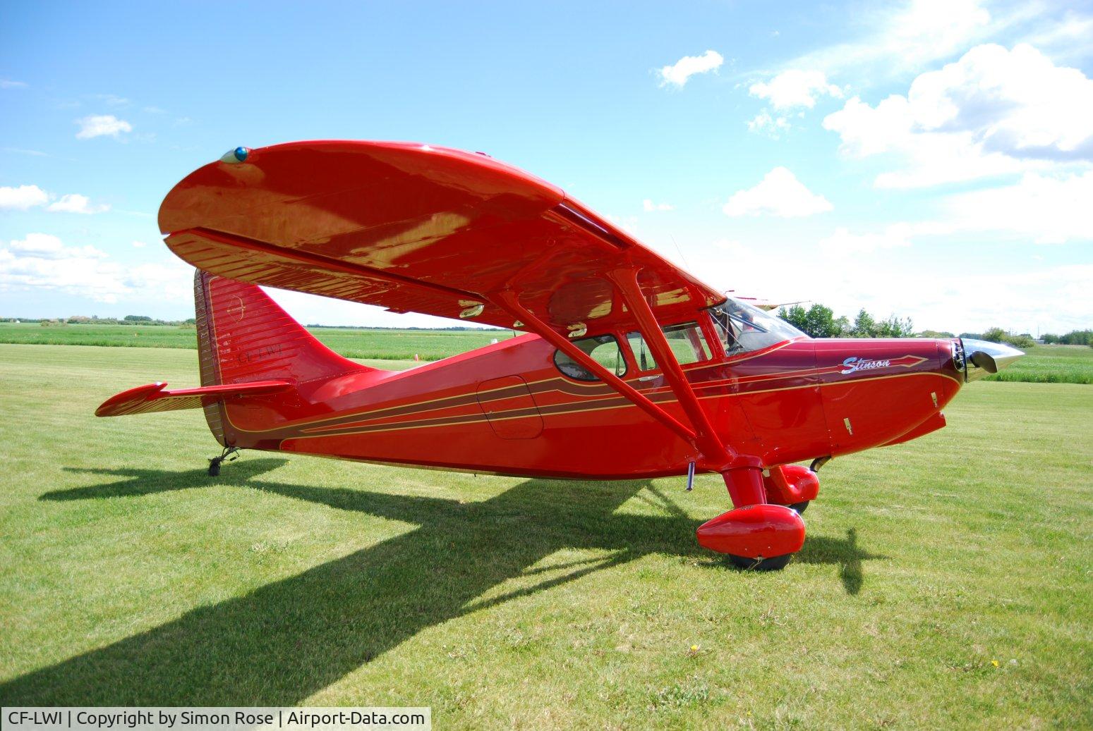 CF-LWI, 1948 Stinson 108-3 Voyager C/N 108-4220, 0-540 250HP Conversion