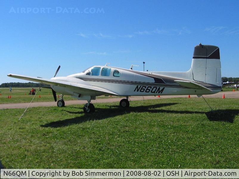 N66QM, 1957 Beech D50A Twin Bonanza C/N DH-161, Airventure 2008 - Oshkosh, WI