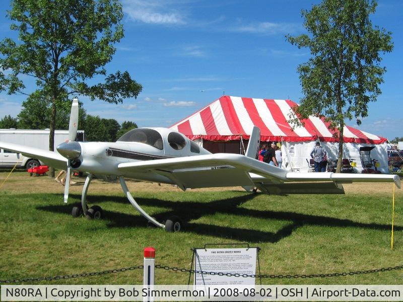 N80RA, 1984 Rutan Model 72 Grizzly C/N 001, A Burt Rutan proof-of-concept STOL at Airventure 2008 - Oshkosh, WI