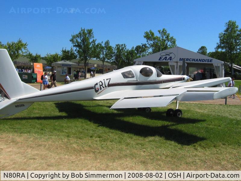N80RA, 1984 Rutan Model 72 Grizzly C/N 001, A Burt Rutan proof-of-concept STOL at Airventure 2008 - Oshkosh, WI