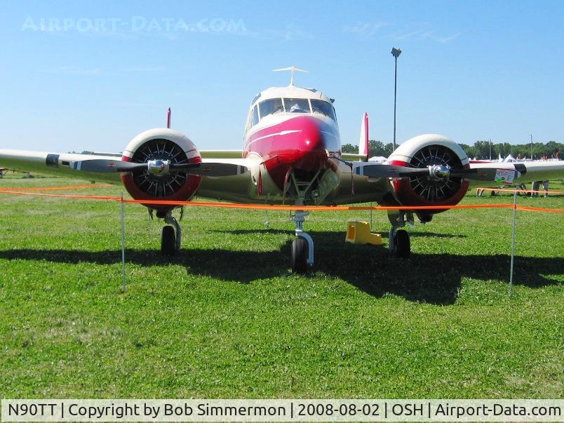 N90TT, 1957 Beech E18S C/N BA-335, Airventure 2008 - Oshkosh, WI