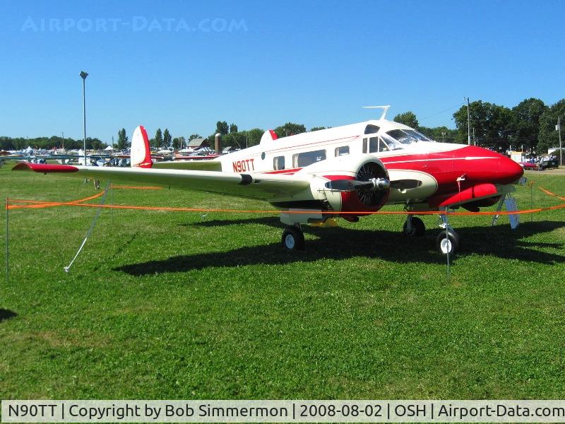 N90TT, 1957 Beech E18S C/N BA-335, Airventure 2008 - Oshkosh, WI