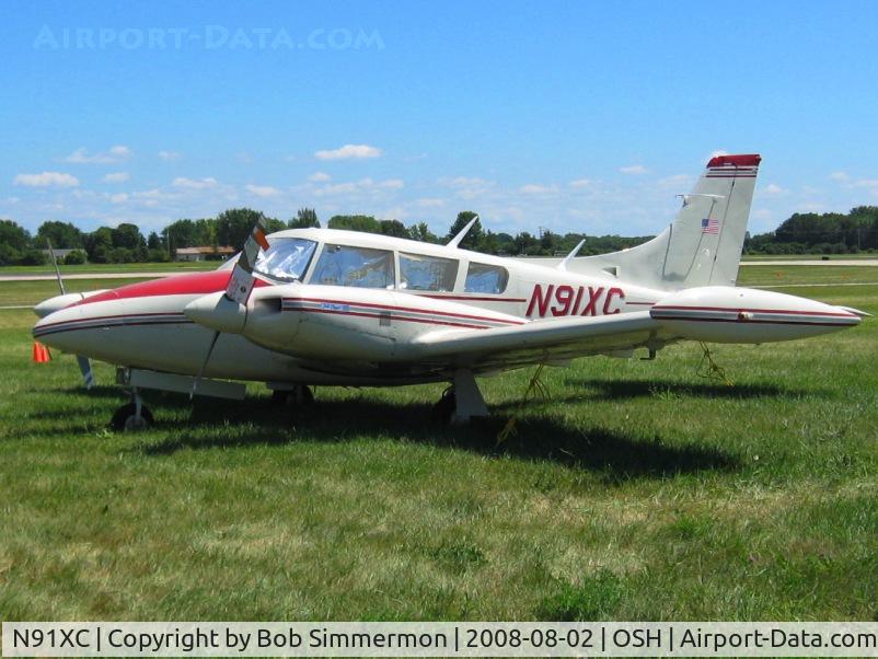N91XC, 1971 Piper PA-39-160 Twin Comanche C/N 39-90, Airventure 2008 - Oshkosh, WI
