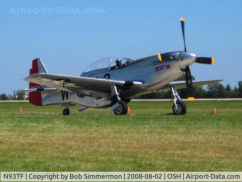 N93TF, 1944 North American TF-51D Mustang C/N 122-39381, Airventure 2008 - Oshkosh, WI