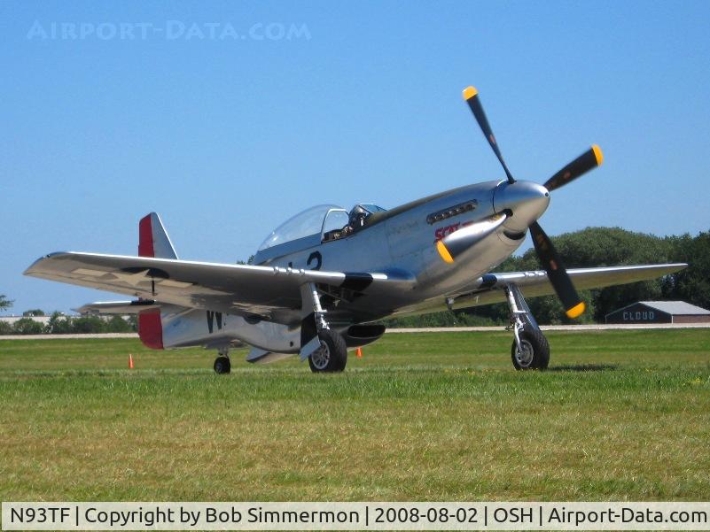 N93TF, 1944 North American TF-51D Mustang C/N 122-39381, Airventure 2008 - Oshkosh, WI