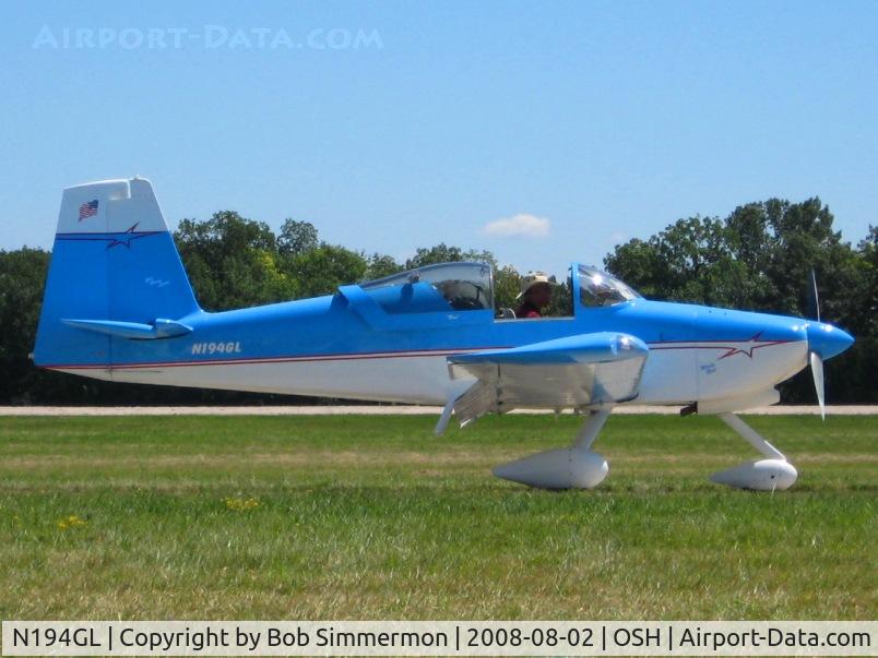 N194GL, 2003 Vans RV-9A C/N 90118, Airventure 2008 - Oshkosh, WI
