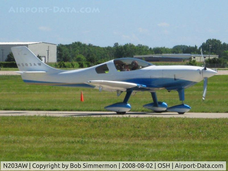 N203AW, 2006 Lancair Legacy FG C/N LS-207, Airventure 2008 - Oshkosh, WI