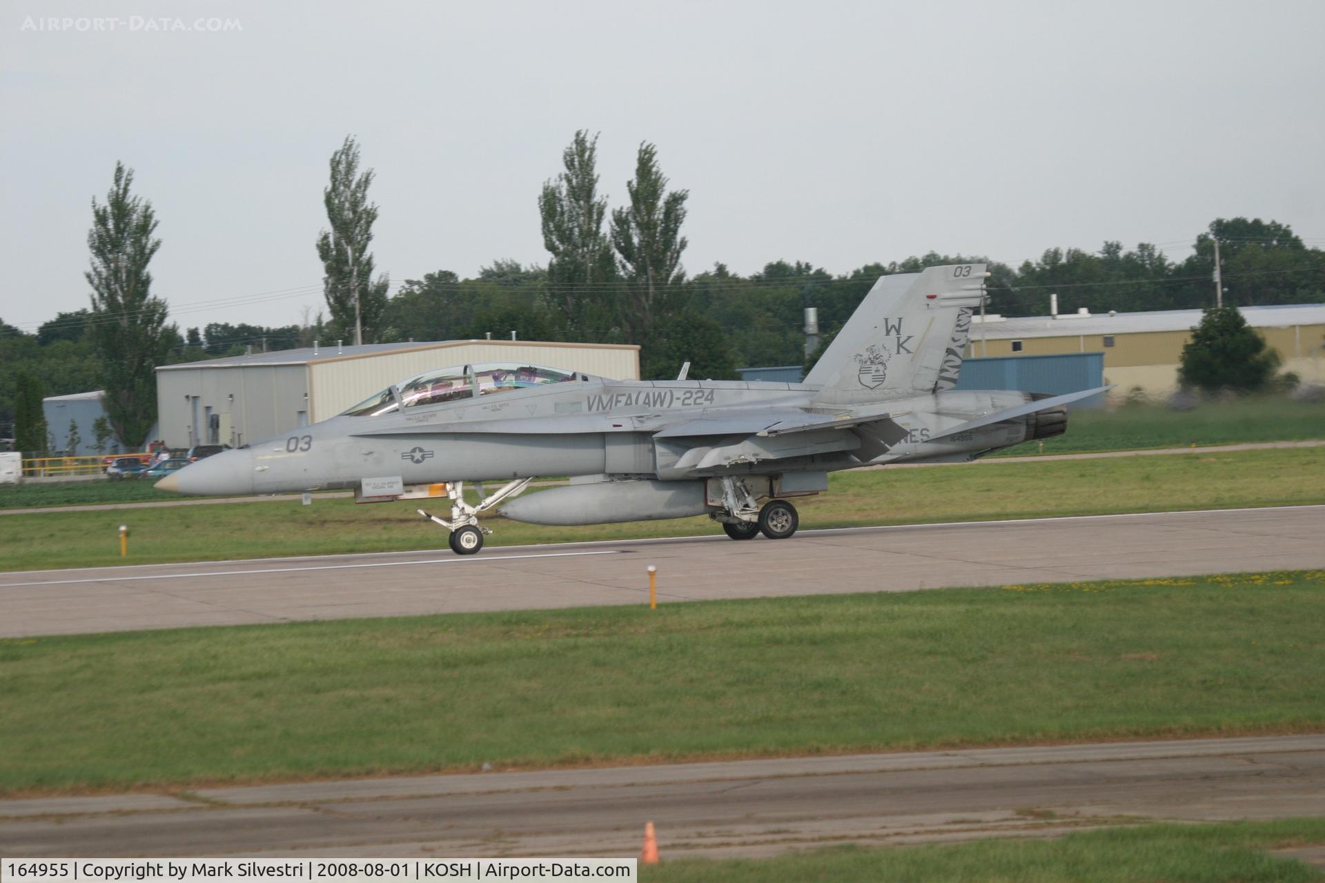 164955, McDonnell Douglas F/A-18D Hornet C/N 1255, Oshkosh 2008