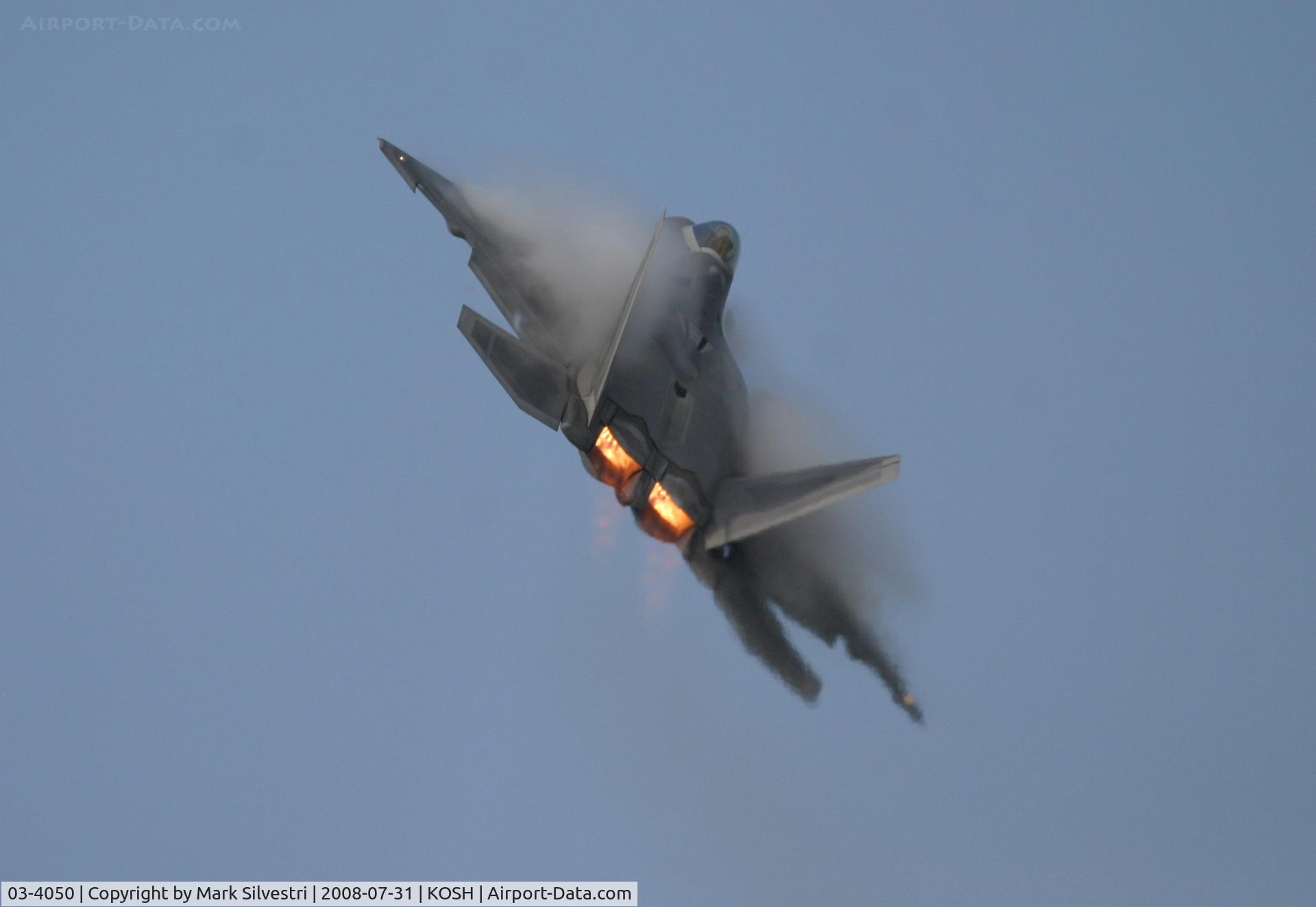 03-4050, 2003 Lockheed Martin F-22A Raptor C/N 4050, Oshkosh 2008