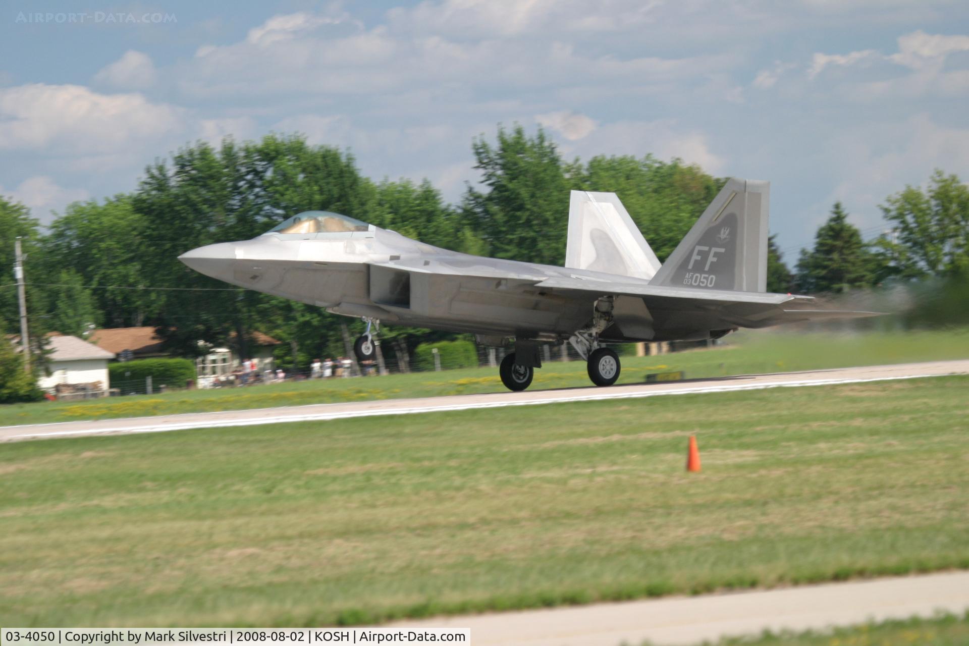 03-4050, 2003 Lockheed Martin F-22A Raptor C/N 4050, Oshkosh 2008