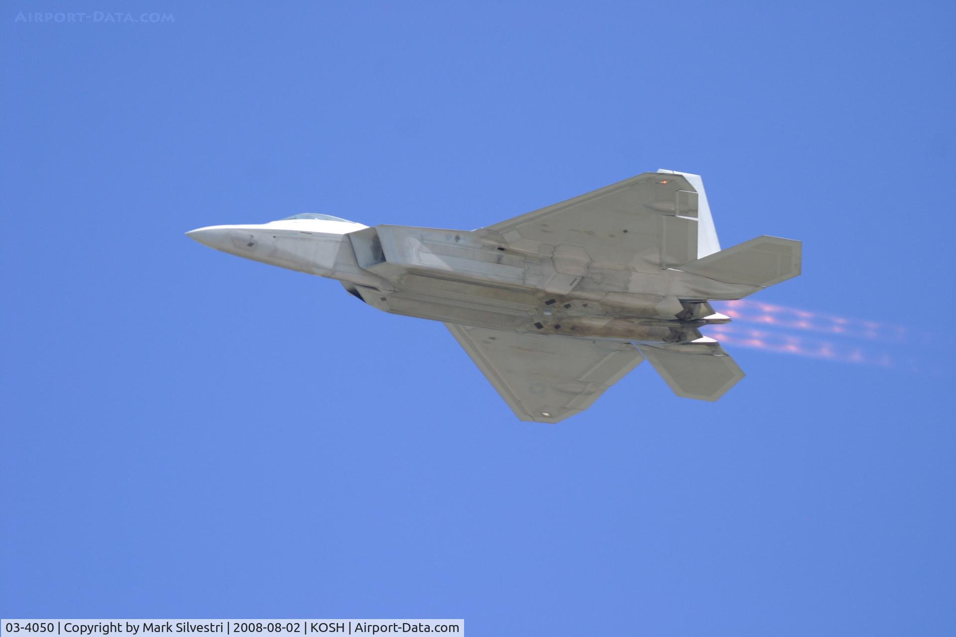 03-4050, 2003 Lockheed Martin F-22A Raptor C/N 4050, Oshkosh 2008