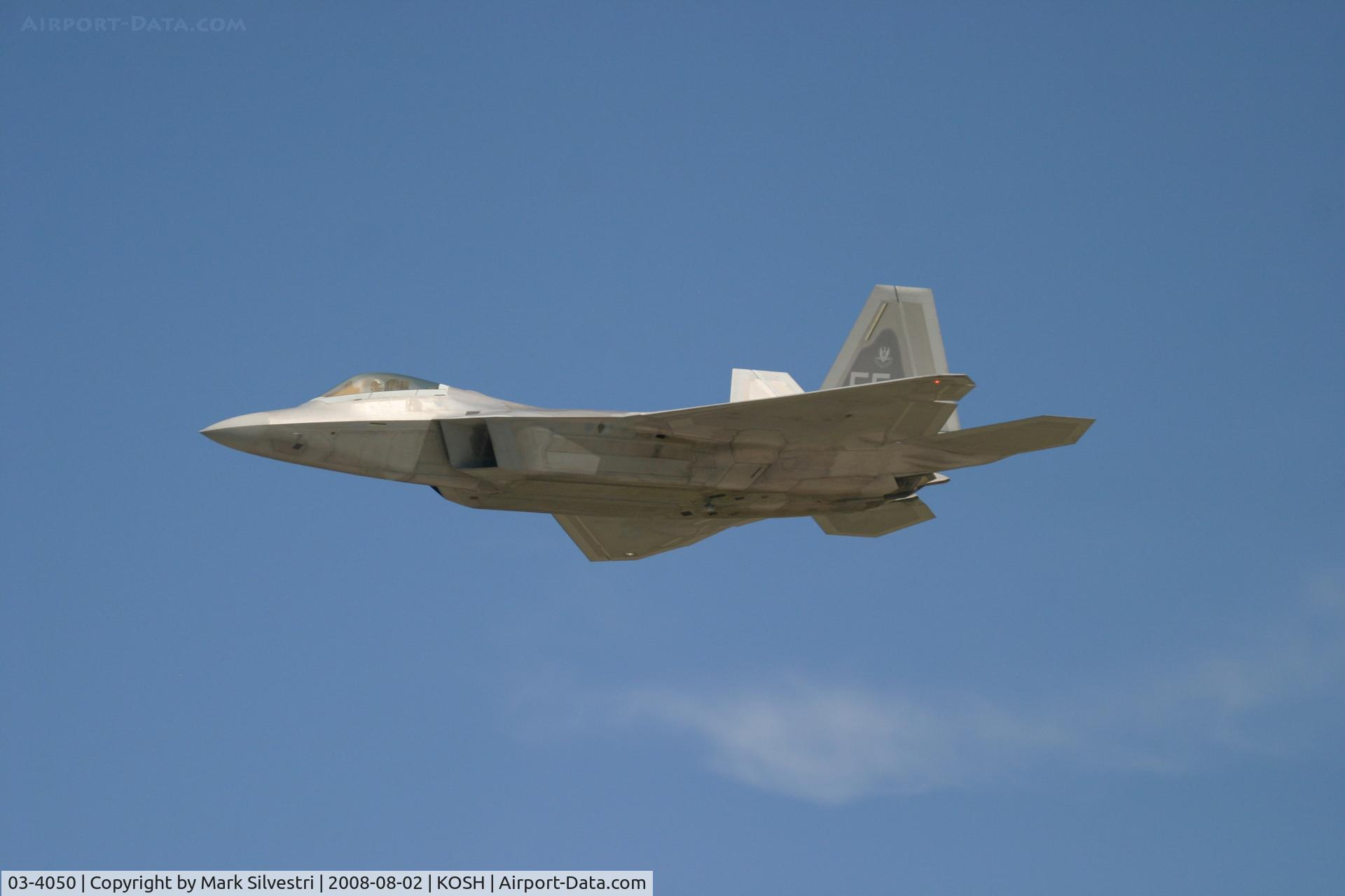 03-4050, 2003 Lockheed Martin F-22A Raptor C/N 4050, Oshkosh 2008