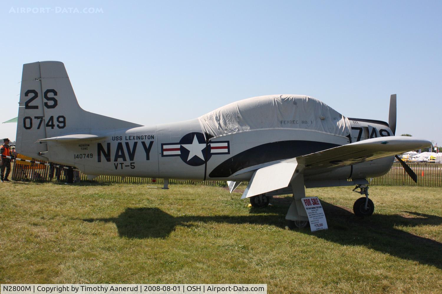 N2800M, North American T-28C Trojan C/N 252-9 (146246), EAA AirVenture 2008
