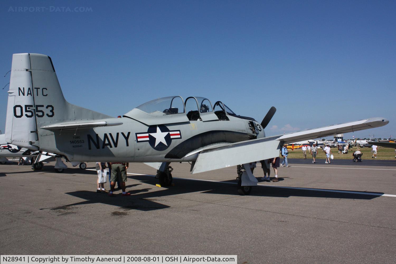 N28941, 1956 North American T-28C Trojan C/N 226-130 (140553), EAA AirVenture 2008