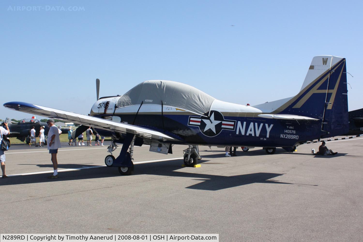 N289RD, 1956 North American T-28C Trojan C/N 226-153, EAA AirVenture 2008