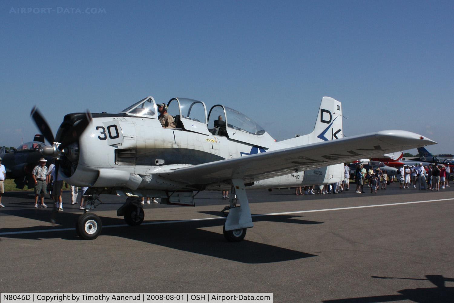 N8046D, 1954 North American T-28B Trojan C/N 219-19 (140020), EAA AirVenture 2008