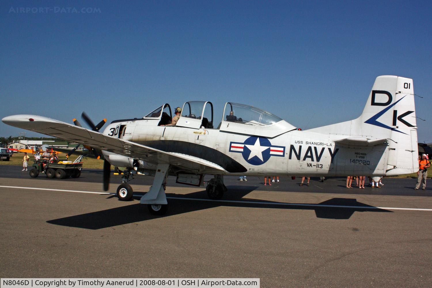 N8046D, 1954 North American T-28B Trojan C/N 219-19 (140020), EAA AirVenture 2008