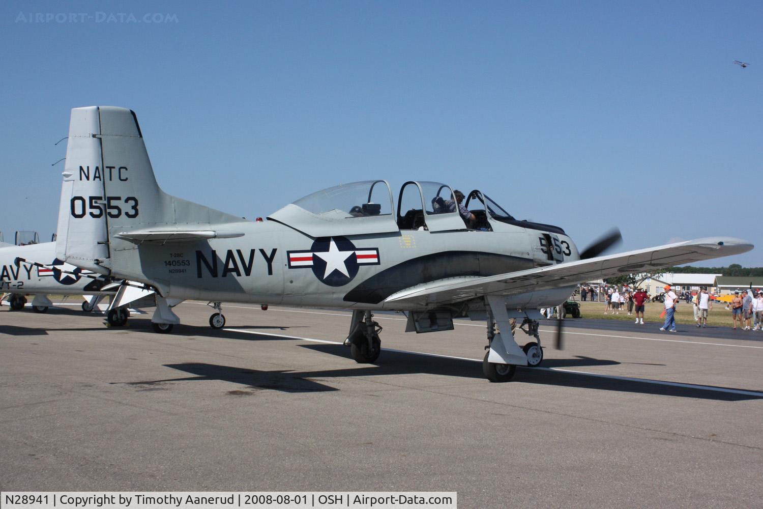 N28941, 1956 North American T-28C Trojan C/N 226-130 (140553), EAA AirVenture 2008