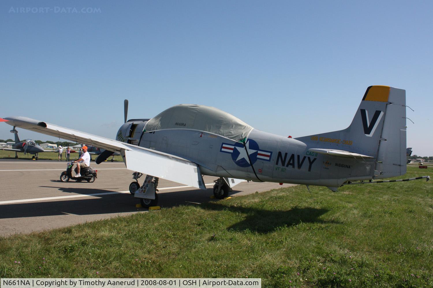N661NA, 1957 North American T-28C Trojan Trojan C/N 226-238 (140661), EAA AirVenture 2008