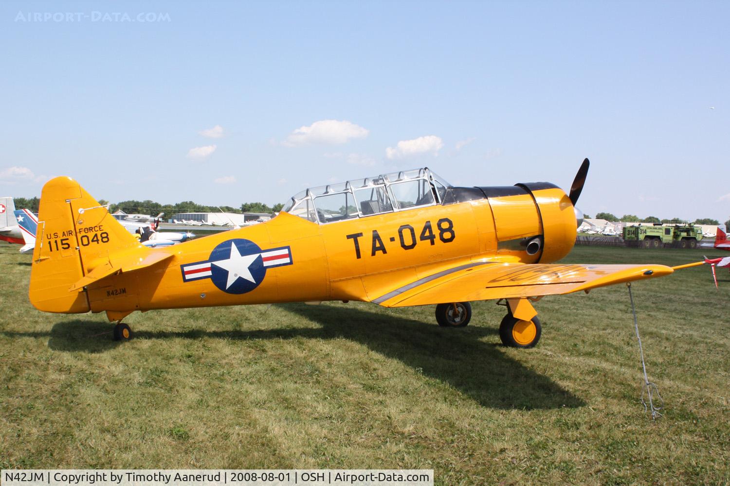 N42JM, North American T-6G Texan C/N 182-735, EAA AirVenture 2008