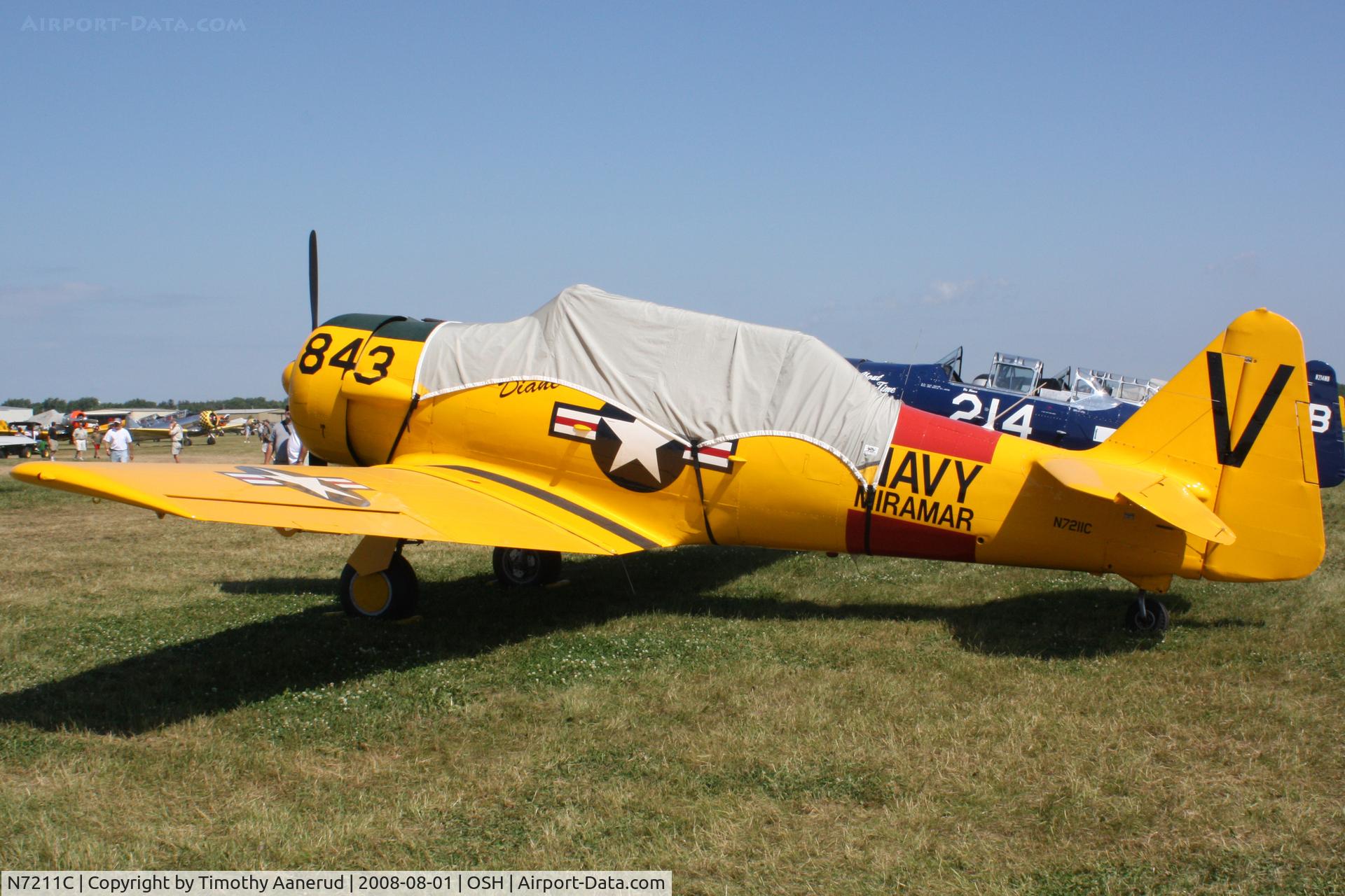 N7211C, North American AT-6D C/N 88-16923, EAA AirVenture 2008