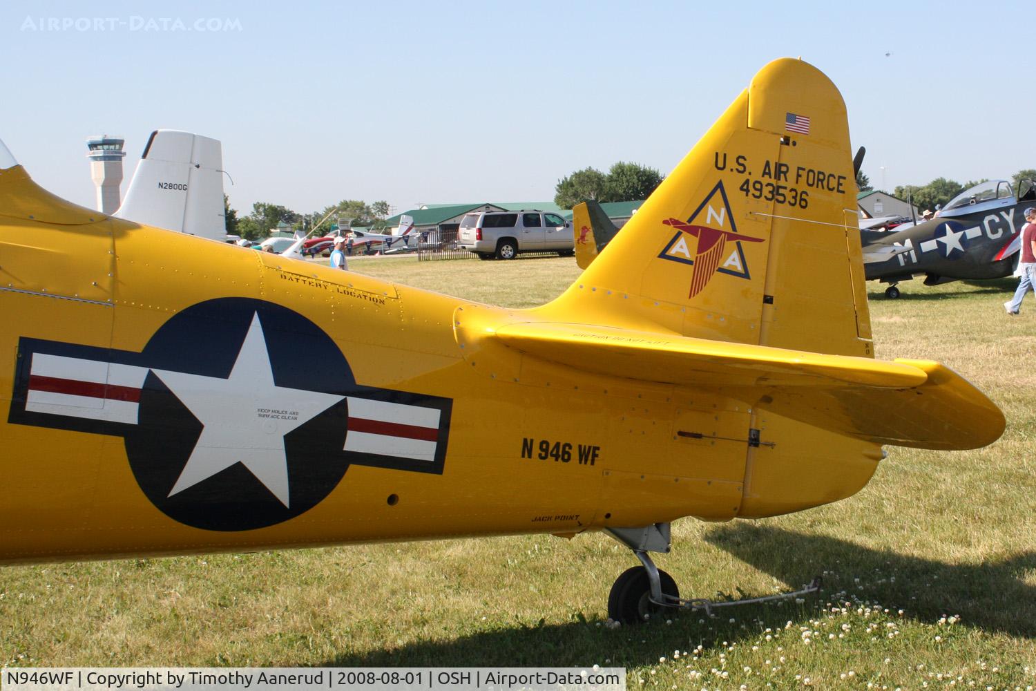 N946WF, 1941 North American T-6G Texan C/N 168-680, EAA AirVenture 2008