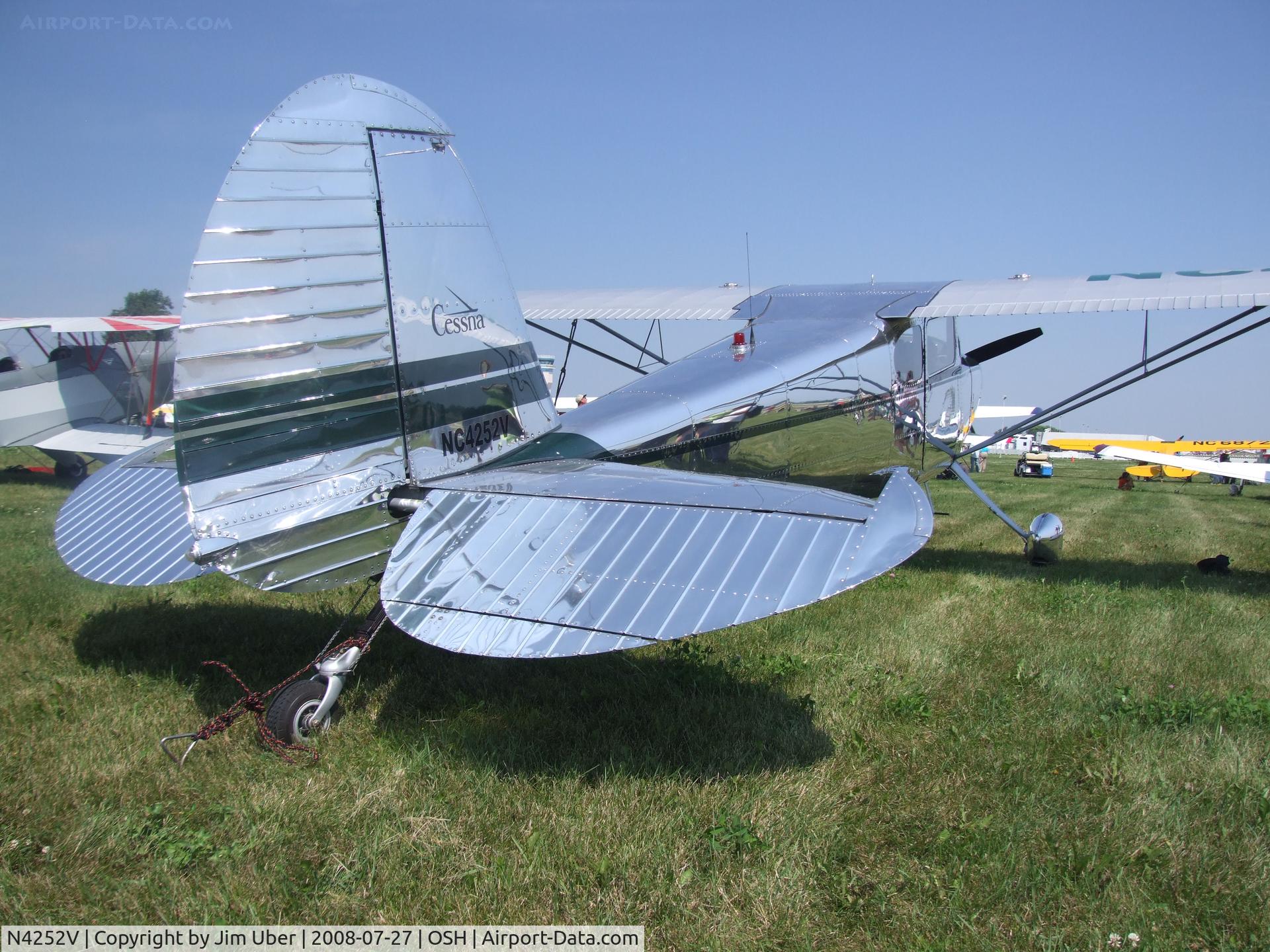 N4252V, 1948 Cessna 170 C/N 18608, Polishing this thing must be a life's work-at Airventure