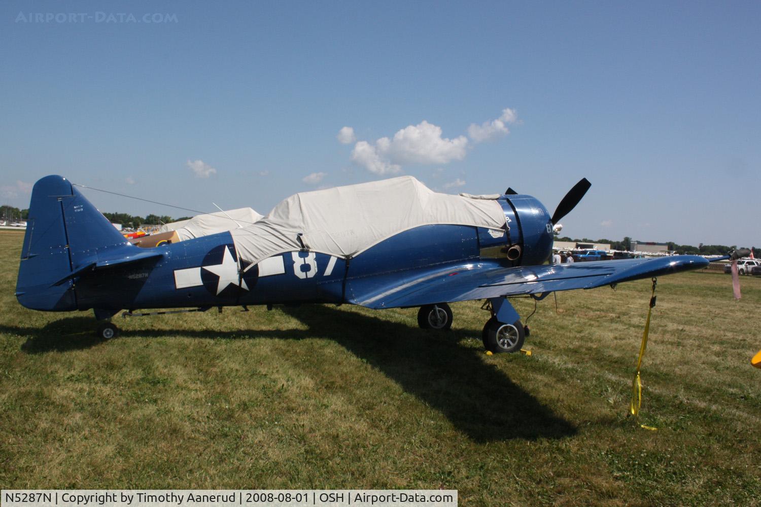 N5287N, 1942 North American SNJ-4 Texan C/N 88-9551, EAA AirVenture 2008