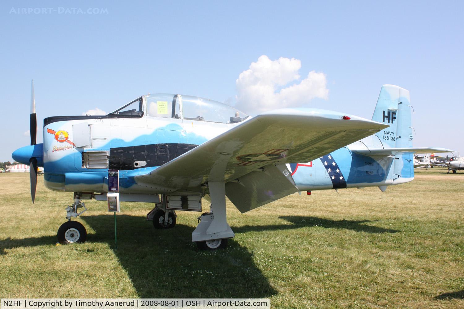 N2HF, 1954 North American T-28B Trojan C/N 200-207, EAA AirVenture 2008