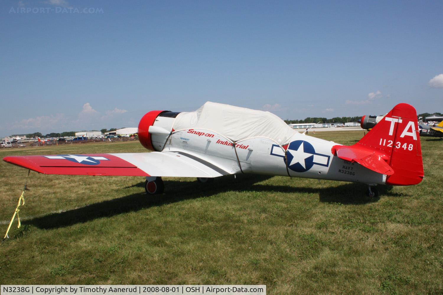 N3238G, 1959 North American SNJ-6 Texan C/N 121-43202, EAA AirVenture 2008