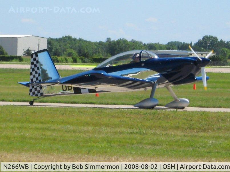 N266WB, 2004 Vans RV-8 C/N 80889, Airventure 2008 - Oshkosh, WI