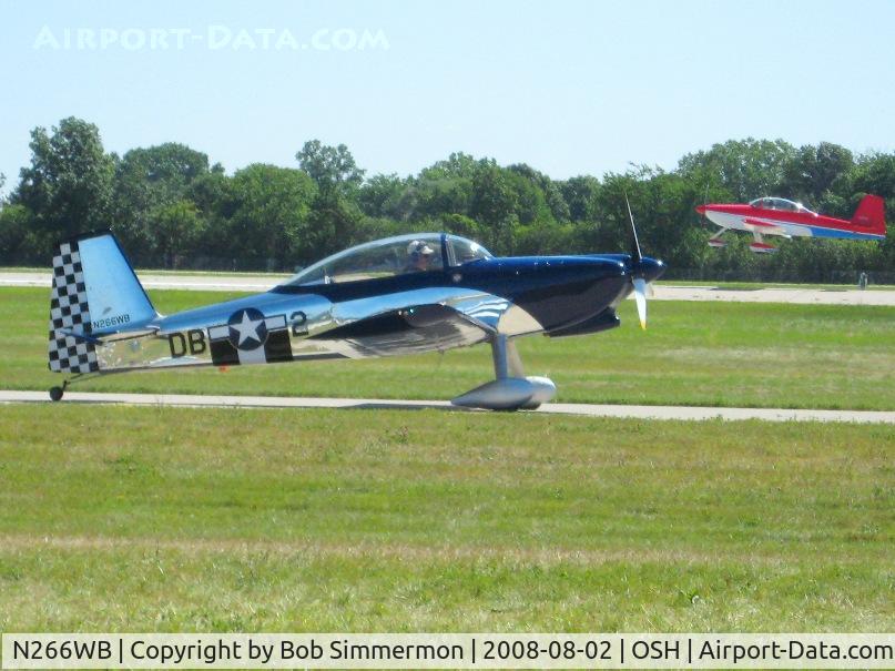 N266WB, 2004 Vans RV-8 C/N 80889, Airventure 2008 - Oshkosh, WI