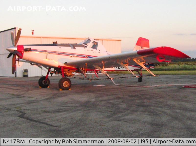 N417BM, 2007 Air Tractor Inc AT-802A C/N 802A-0276, On the ramp at Kenton, OH