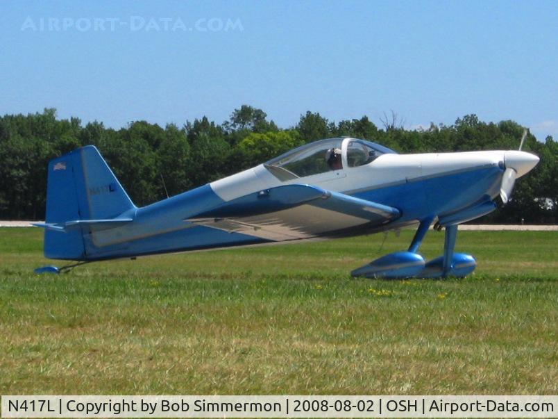 N417L, 2000 Vans RV-6 C/N 22952, Airventure 2008 - Oshkosh, WI