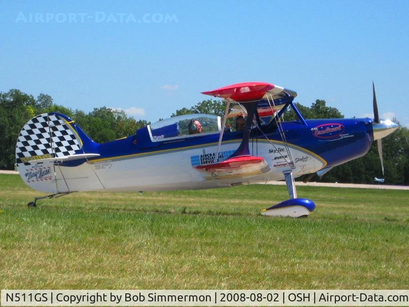 N511GS, 1993 Steen Skybolt 300 C/N HR30091001, Airventure 2008 - Oshkosh, WI
