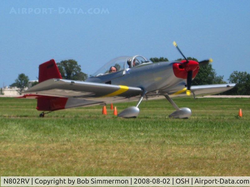 N802RV, 2006 Vans RV-8 C/N 80423, Airventure 2008 - Oshkosh, WI