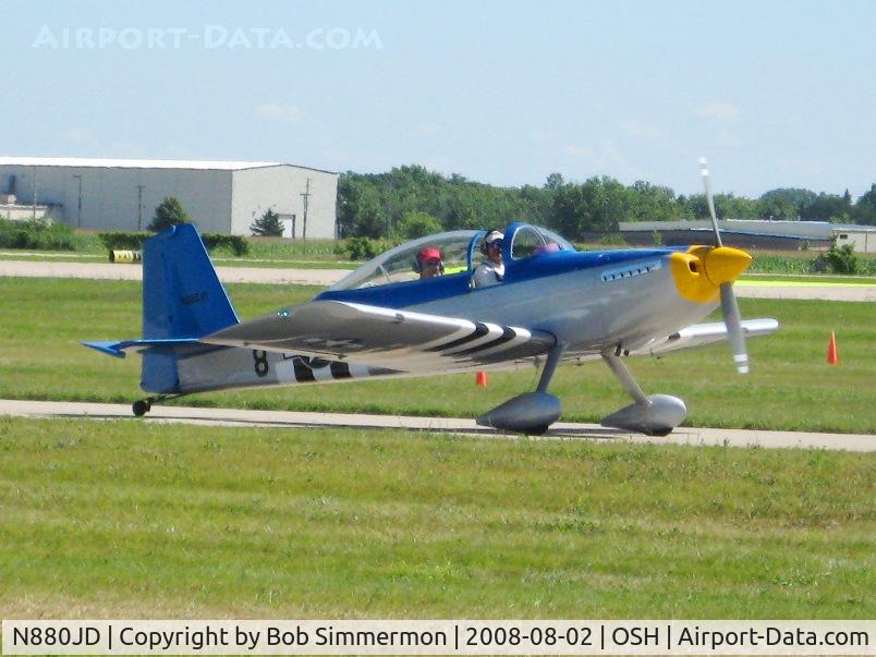 N880JD, 2002 Vans RV-8 C/N 1 (N880JV), Airventure 2008 - Oshkosh, WI