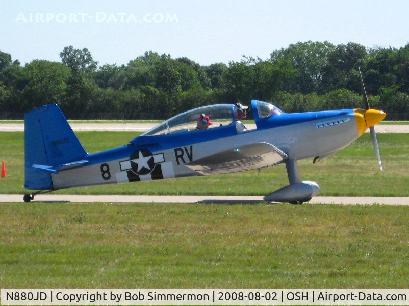 N880JD, 2002 Vans RV-8 C/N 1 (N880JV), Airventure 2008 - Oshkosh, WI