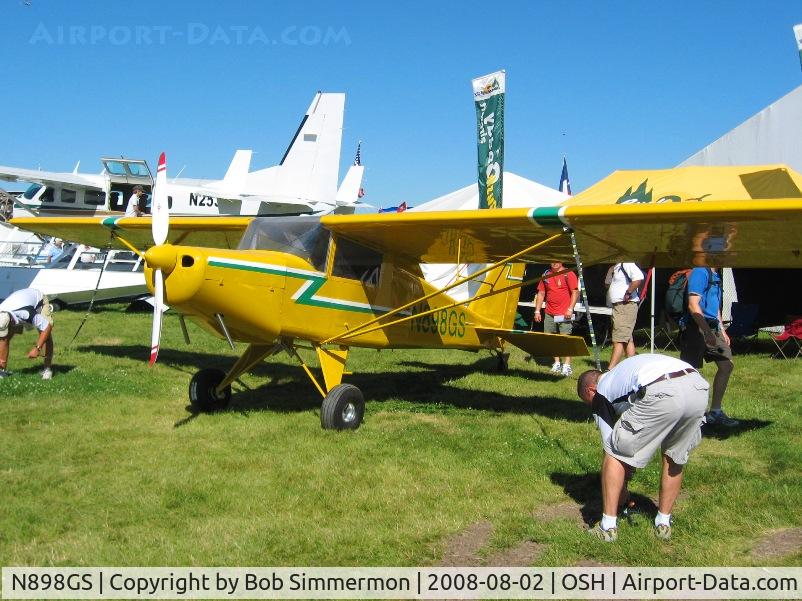 N898GS, BushCaddy LSA C/N BCLSA(B)145, On display at Airventure 2008 - Oskosh, WI